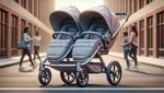 Kinderwagen fuer Zwillinge richtig einstellen und fahren