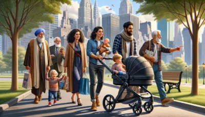 Mit Kinderwagen: Alltag, Stil und Familienglück