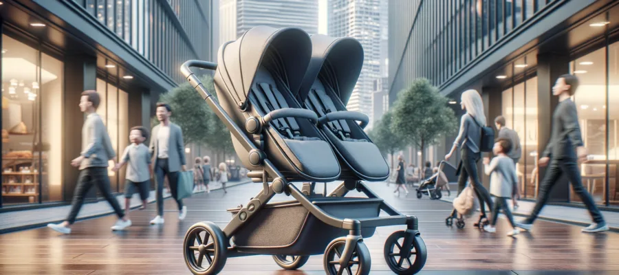 Platzsparende Kinderwagen fuer Zwillinge: So gelingt der Transport im Alltag