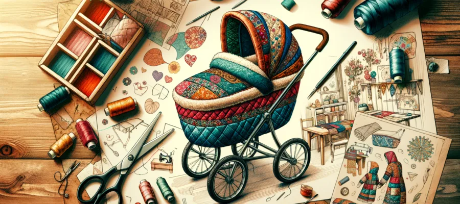 Gemuetliche Kinderwagen-Fusssaecke selbst naehen – Schritt fuer Schritt Anleitung