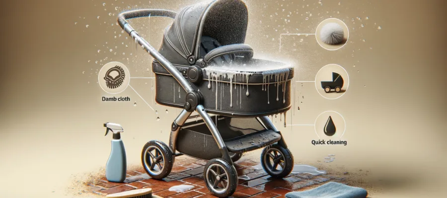 Kinderwagen nach Regen und Schmutz sauber machen – schnelle Reinigungstipps