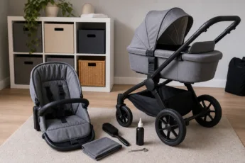 Kinderwagen sicher nutzen: Wartung und Schutz