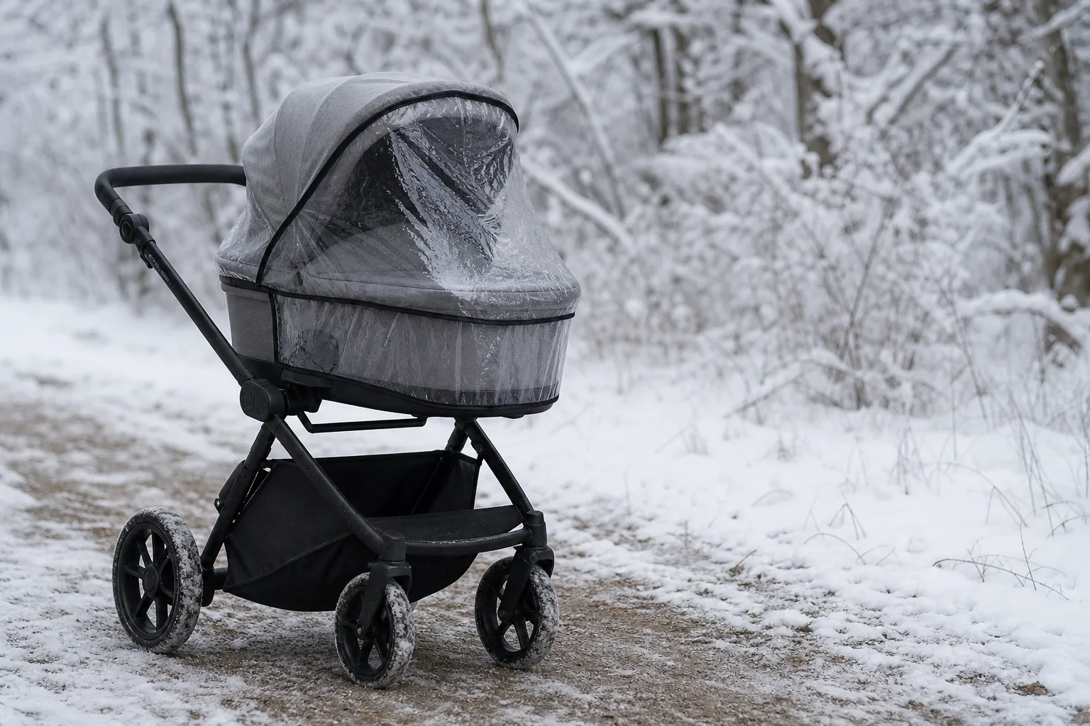 Kinderwagen im Winter verwenden: Schutz vor Kaelte und Naesse richtig umsetzen