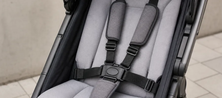 Sicherheitsgurte im Kinderwagen: Richtige Anwendung und Kontrolle