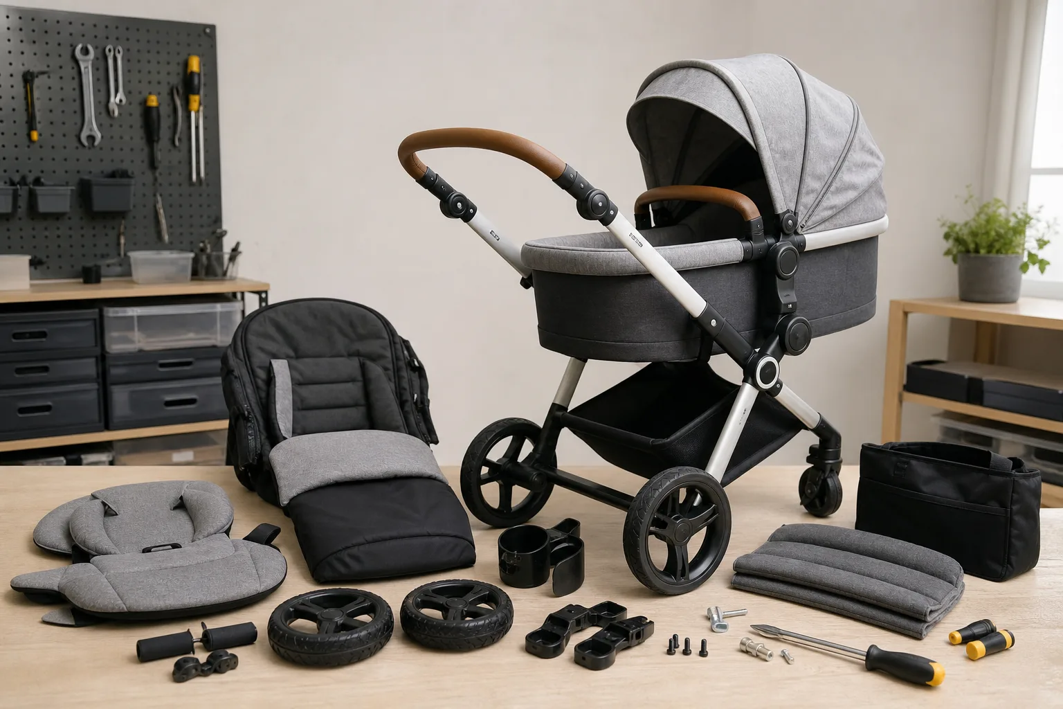 Kinderwagen-Tuning und Anpassungen: DIY-Verbesserungen fuer komfortables Fahren