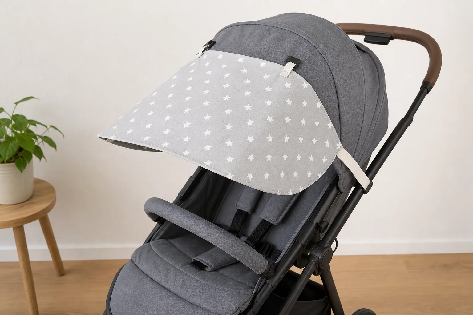 Zusaetzliche Sonnenblende fuer den Kinderwagen selbst basteln